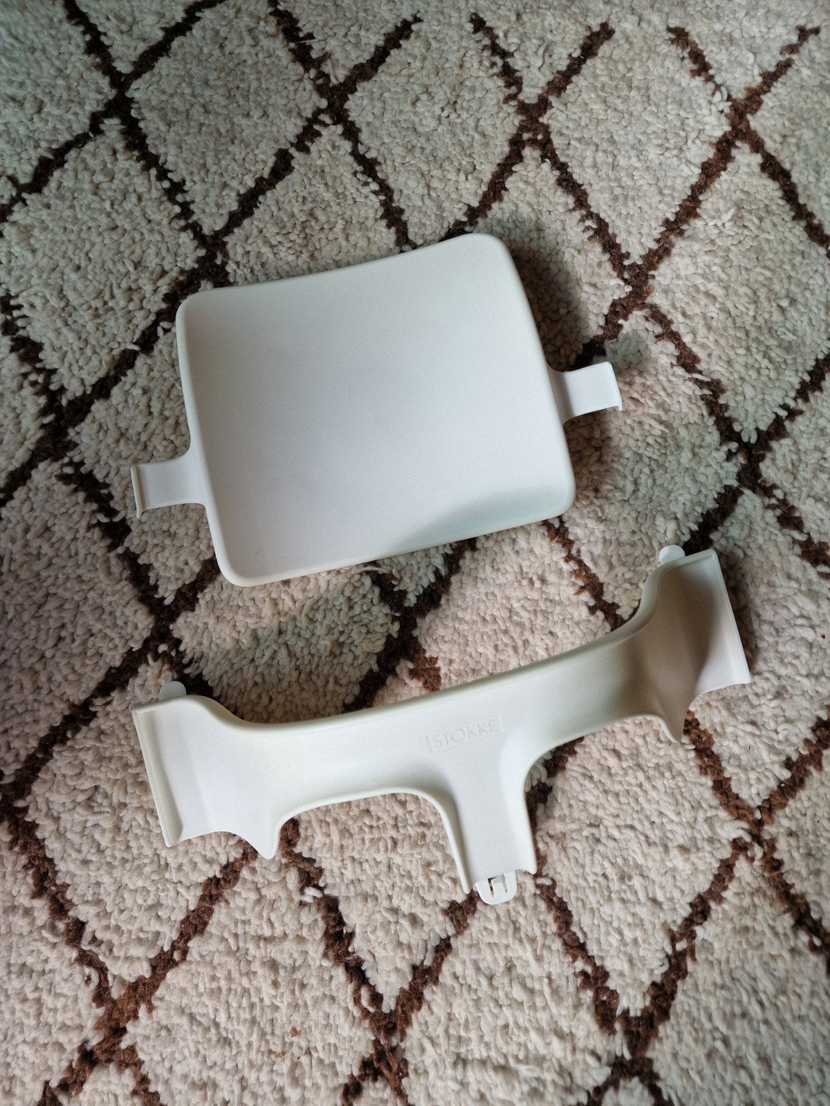 stokke tripp trapp babyset, wit, Ophalen of Verzenden, Zo goed als nieuw, Meegroeistoel