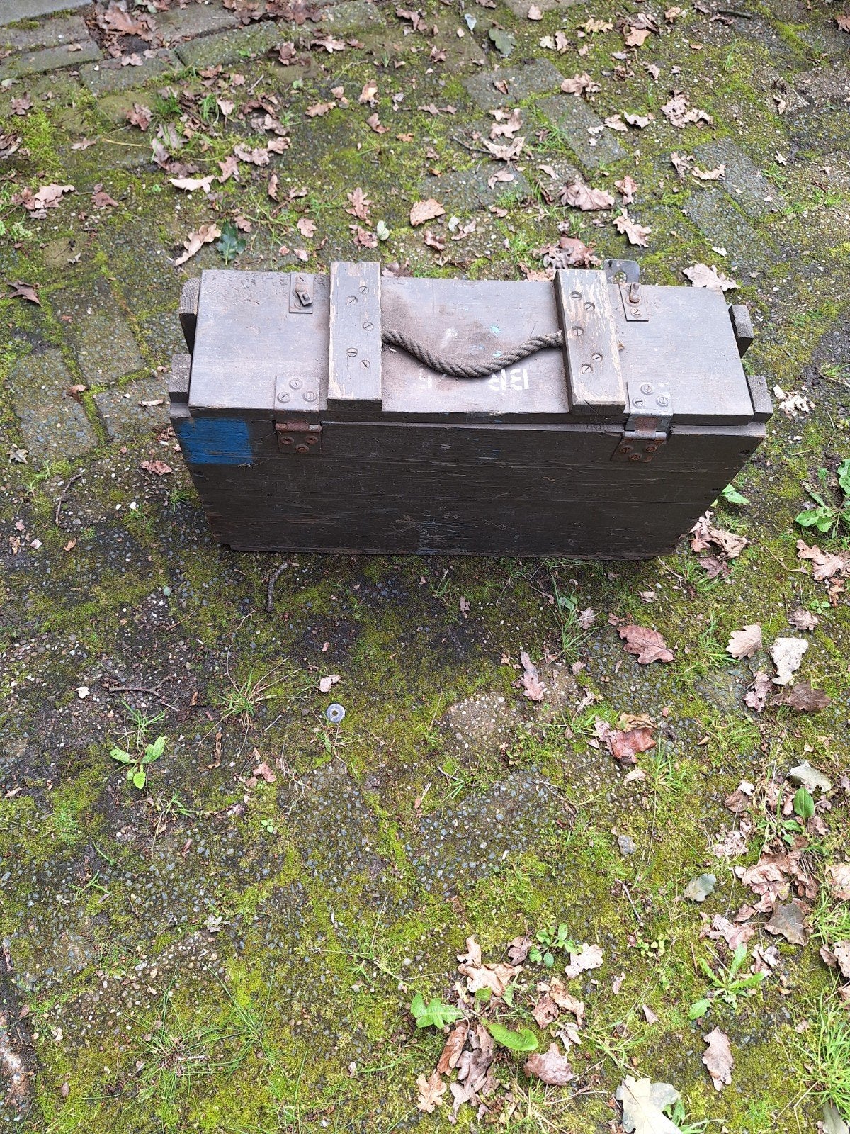 Munitie kist, Ophalen, Landmacht, Nederland, Kist of Geocache