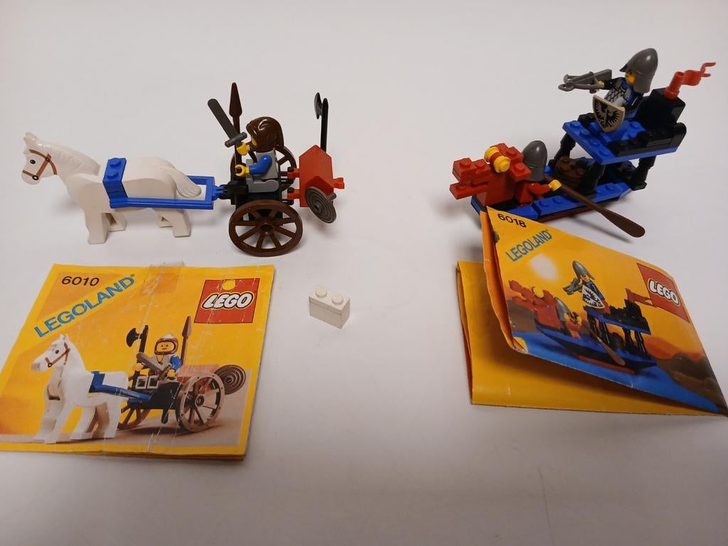 Lego ridder sets 6018 battle dragons en 6010 suply wagon, Kinderen en Baby's, Speelgoed | Duplo en Lego, Ophalen of Verzenden