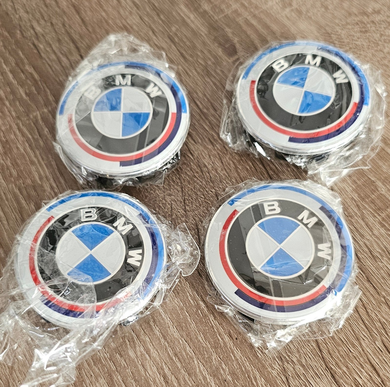 BMW 50 Jaar M Heritage Naafdoppen (Set van 4) – 56mm, Auto diversen, Ophalen of Verzenden, Nieuw