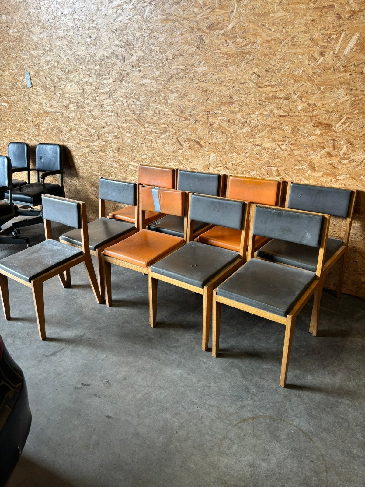 10 design stoelen (Room 26 -Quinze & Milan) Opknappers, Ophalen, Gebruikt, 200 cm of meer