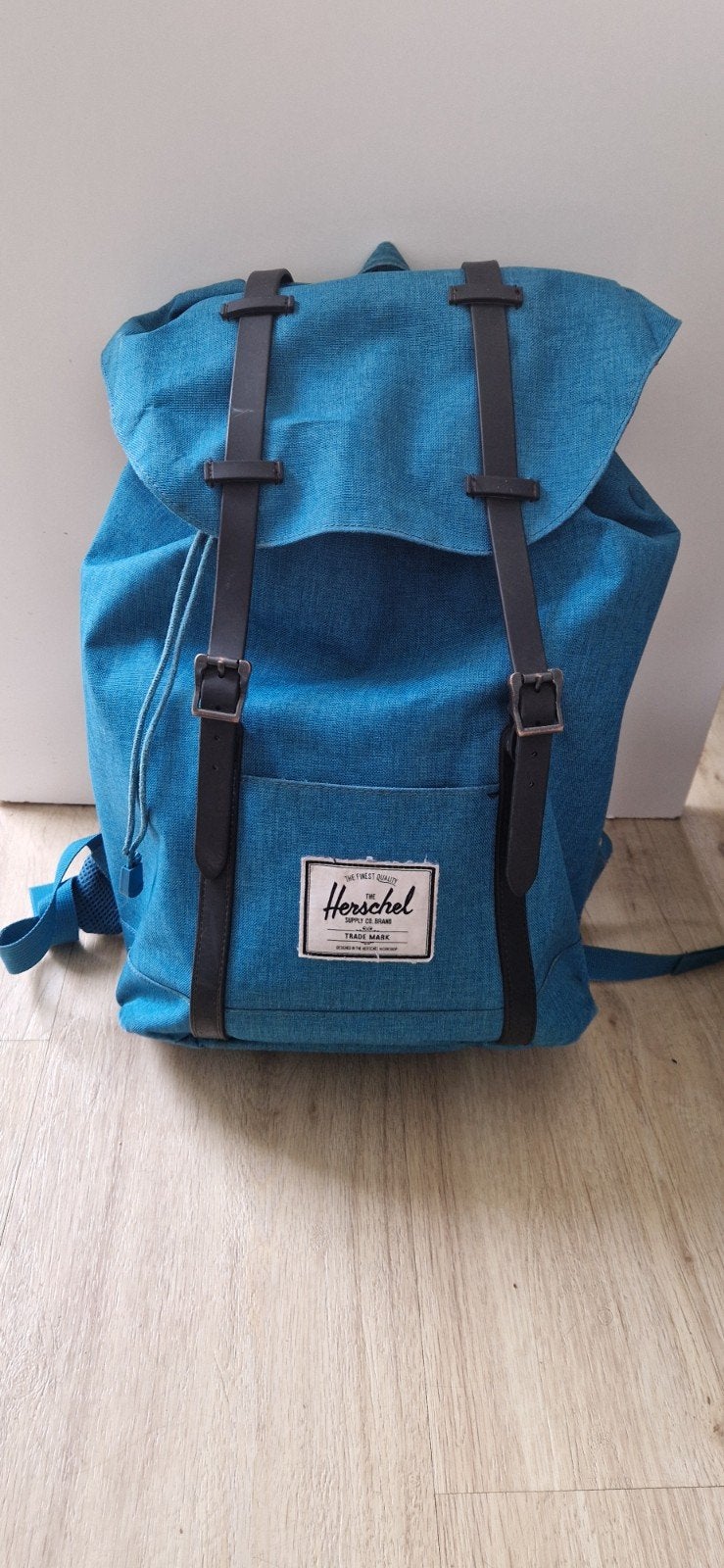 Herschel rugzak - Blauw, Ophalen of Verzenden, Zo goed als nieuw, 25 tot 40 cm, Overige merken