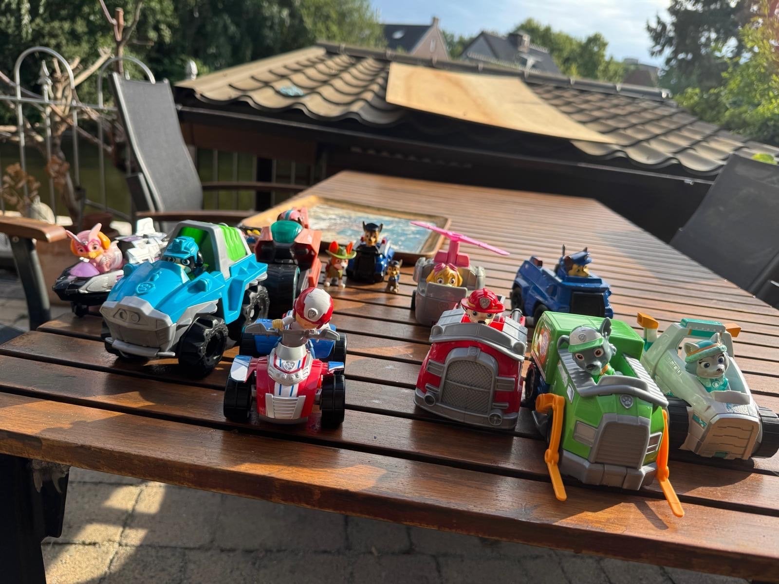 Paw Patrol collectie: poppetjes en voertuigen, Ophalen, Gebruikt