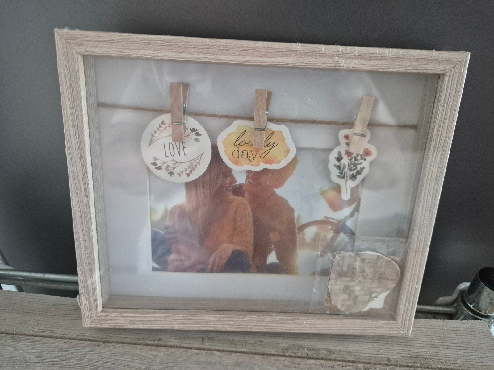 collage fotolijst, Huis en Inrichting, Bruin, 23 cm, 19 cm, Nieuw