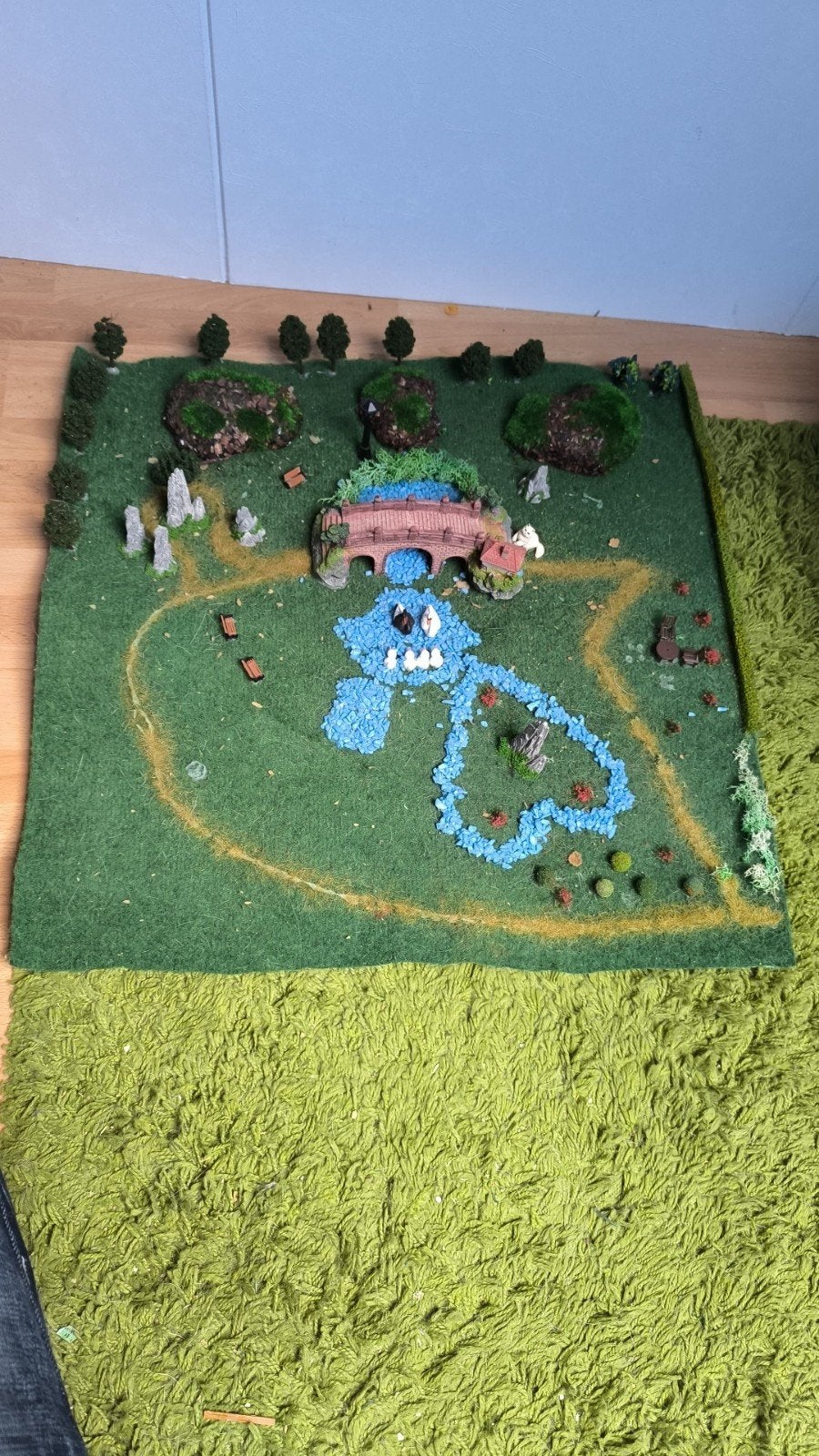Handgemaakte Diorama / Miniatuur Landschap, Ophalen of Verzenden, Zo goed als nieuw