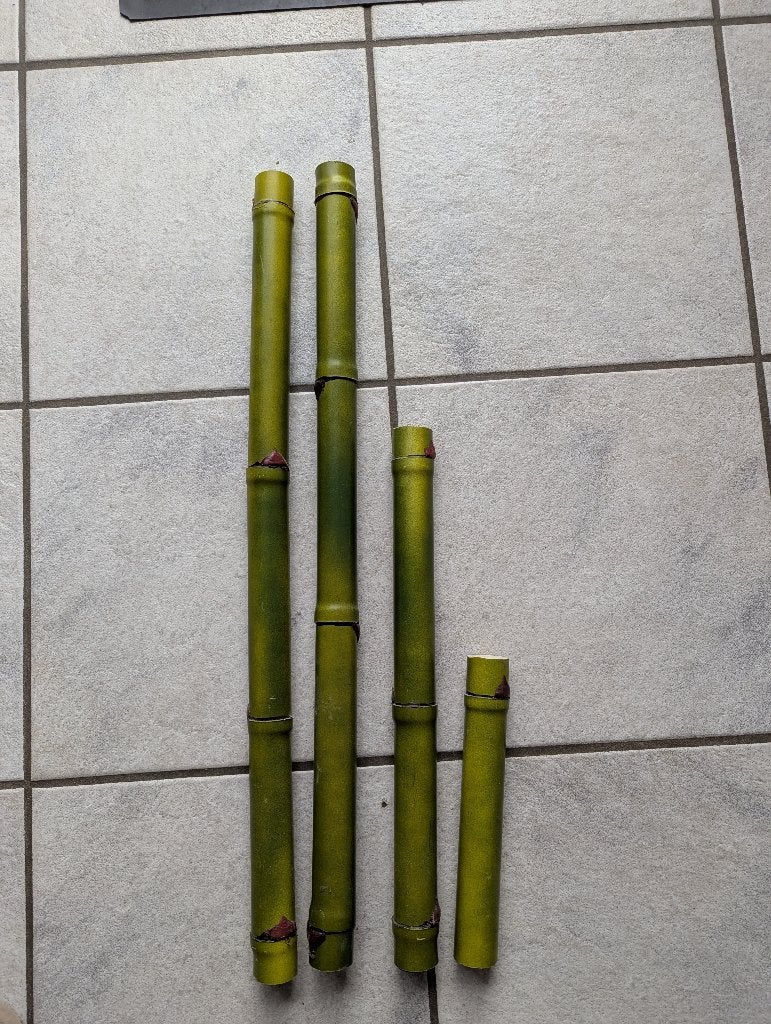Kunst bamboe palen, Ophalen of Verzenden, Gebruikt, Binnen