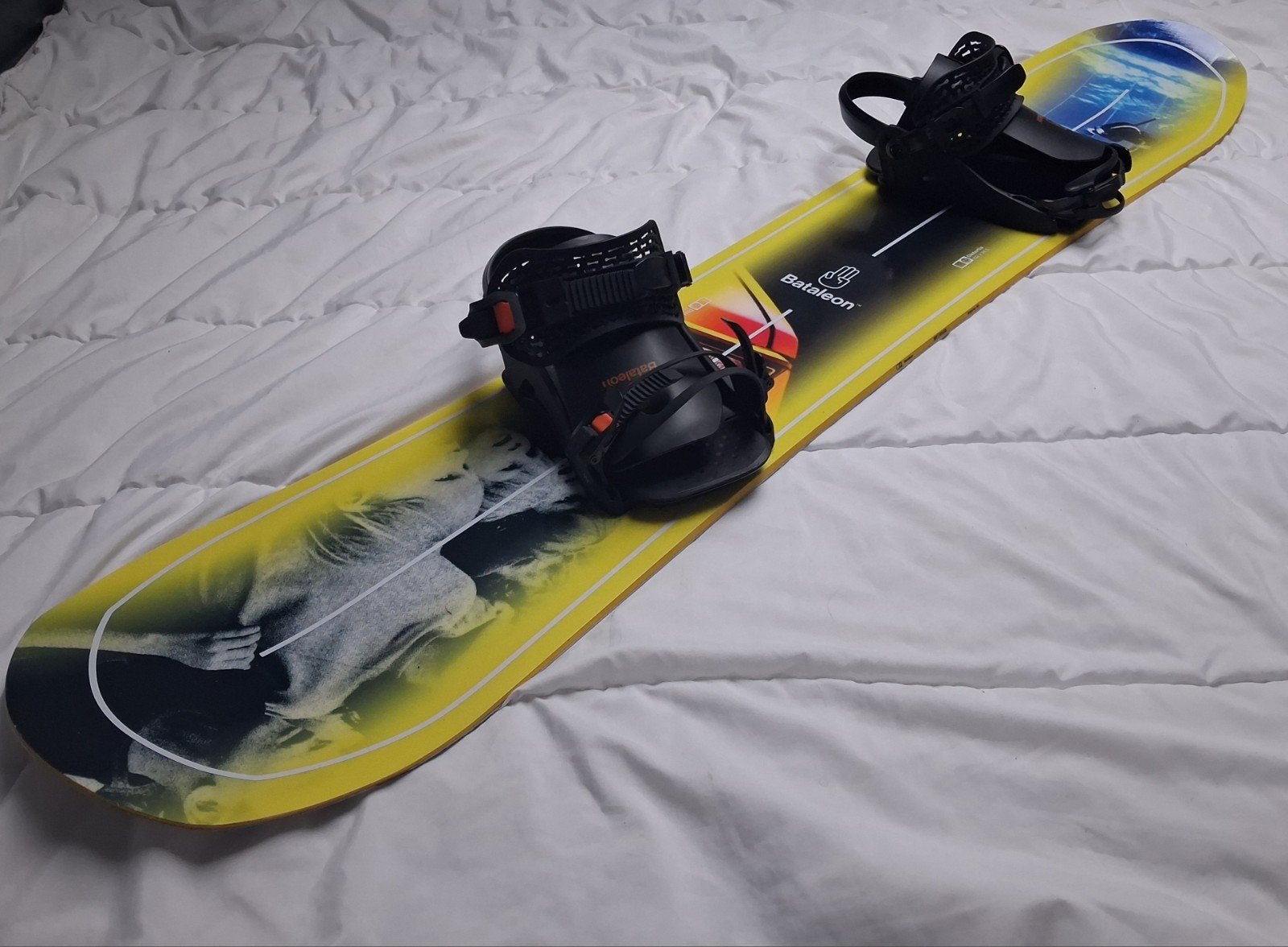 bataleon snowboard 152 met bataleon bindingen, Ophalen, Zo goed als nieuw, Board