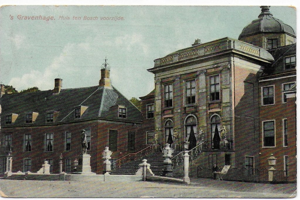 s - Gravenhage Huis ten Bosch Oude Ansichtkaart (B5473, Ophalen of Verzenden, Voor 1920, Gelopen, Zuid-Holland