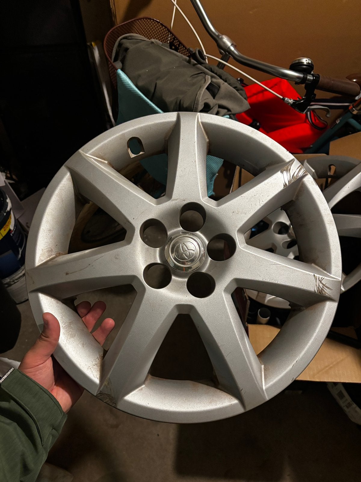 Wieldoppen voor Toyota Prius, Auto diversen, Wieldoppen, Ophalen, Gebruikt
