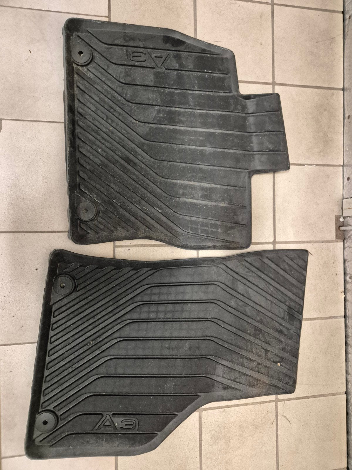 Originele Audi A3 Matten Set Voorzijde (2013-2020), Ophalen of Verzenden, Gebruikt
