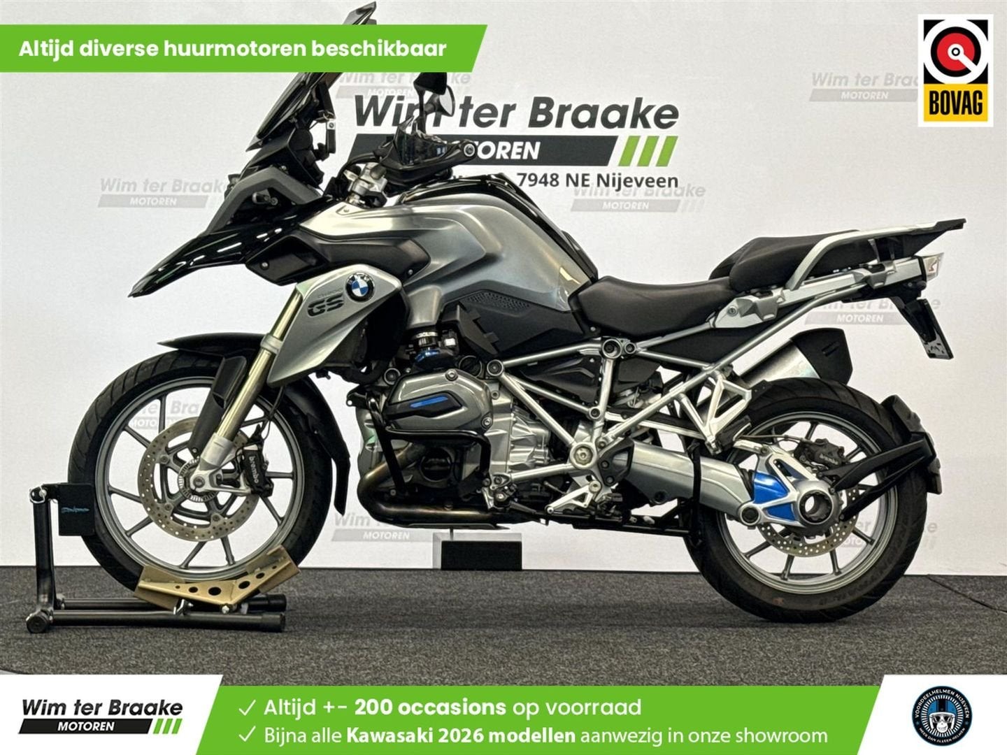 Bmw R 1200 GS ABS (bj 2015) 102,039 km, 2 cilinders, Motorrijbewijs A, Bedrijf, Meer dan 35 kW
