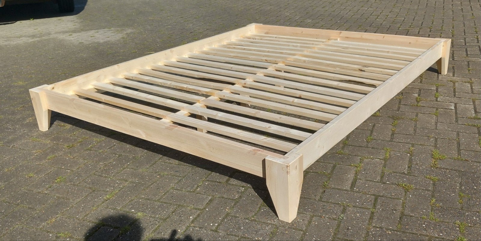 Futon bed Bart 140-160-180x 200/210/220, Huis en Inrichting, Ophalen, 210 cm, 140 cm, Hout