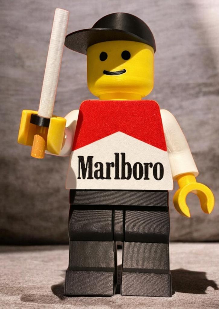 Mega maxi figure van een brick Marlboro, Ophalen of Verzenden, Nieuw