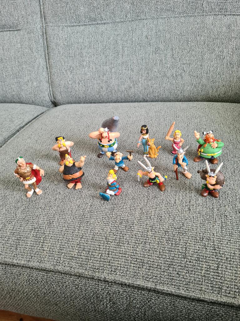 Lot asterix en obelix plastoy vintage pvc poppetjes 1997, Plastoy, Gebruikt, Verzenden, Nvt