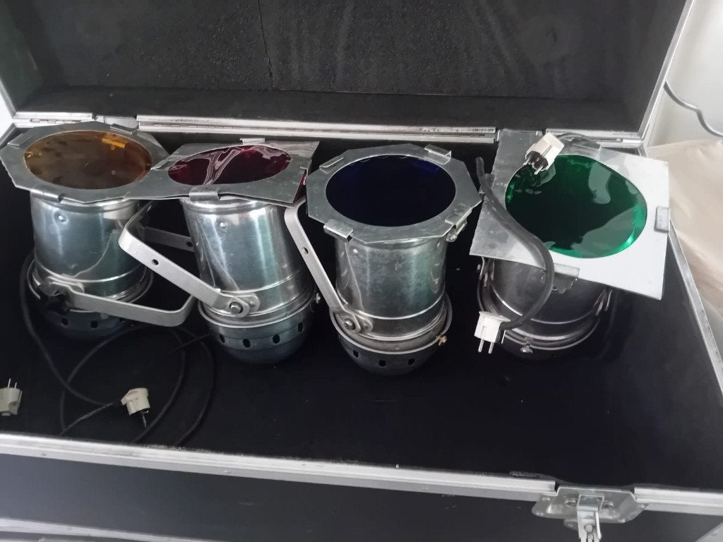 Complete lichtset met controller en koffer, Ophalen, Gebruikt, Licht, Geluidgestuurd