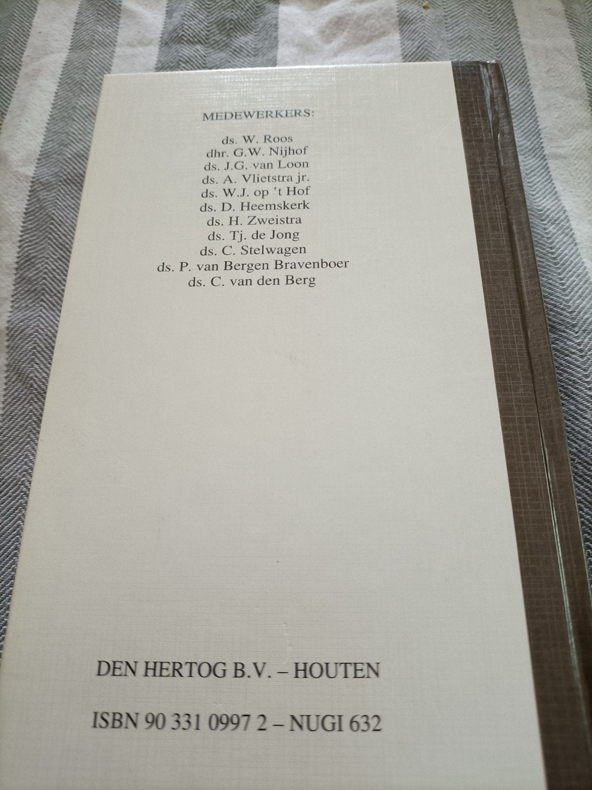 Verzamelde Aren 8 - Bijbels Dagboek Ds. Tj. de Jong, Ophalen of Verzenden, Ds. Tj. de Jong