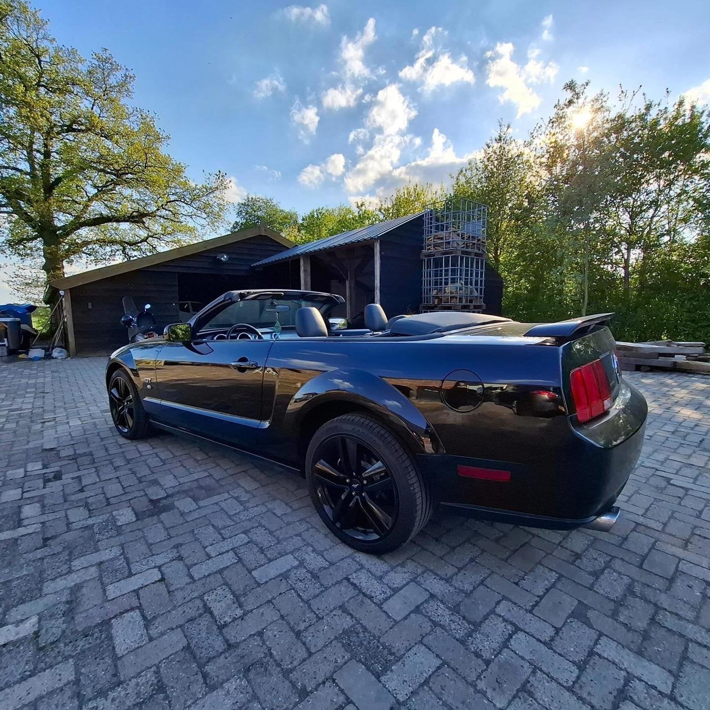 Ford USA MUSTANG V8 GT - UITVOERING / SUPER GOED ONDERHOUDEN, Achterwielaandrijving, Cabriolet, Zwart, Bedrijf