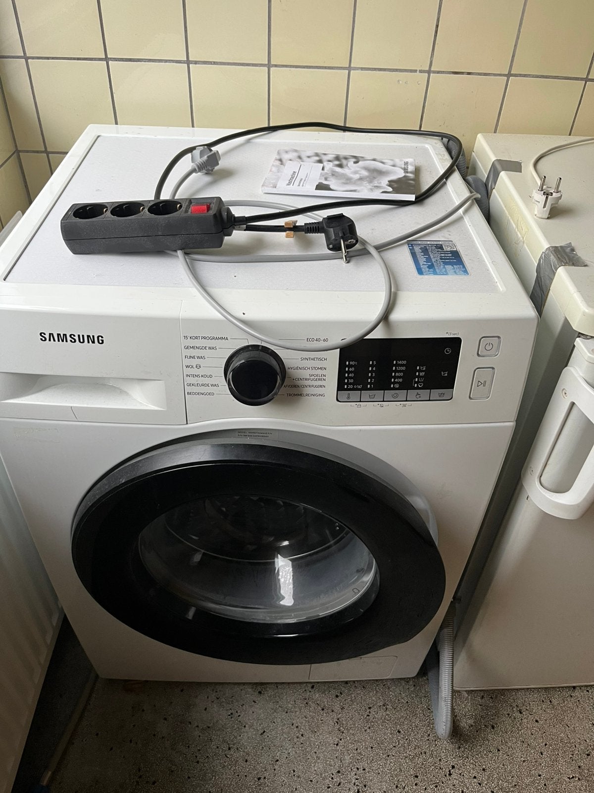 Samsung wasmachine, Ophalen, Zo goed als nieuw, 85 tot 90 cm, 1200 tot 1600 toeren