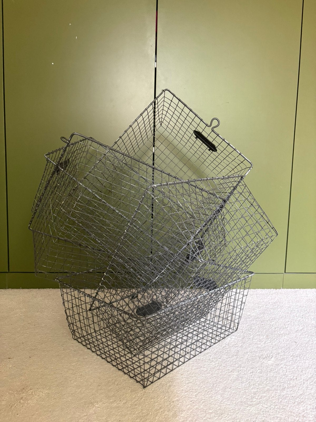 Metalen draadmanden Sissy-Boy 5x, Huis en Inrichting, Woonaccessoires | Krantenbakken en Lectuurbakken, Overige typen, Ophalen