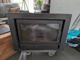Houtkachel 9kw, Ophalen, Gebruikt, Houtkachel, Inbouw