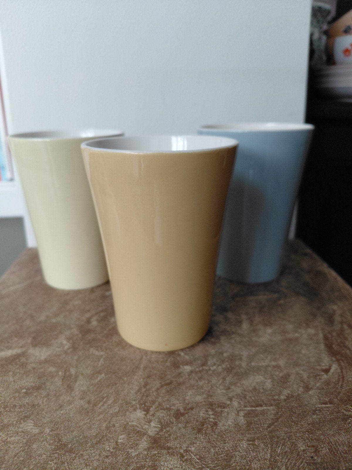 Set van 4 vintage bekers Petrus Regout & Co. Mosa Maastricht, Antiek en Kunst, Ophalen of Verzenden