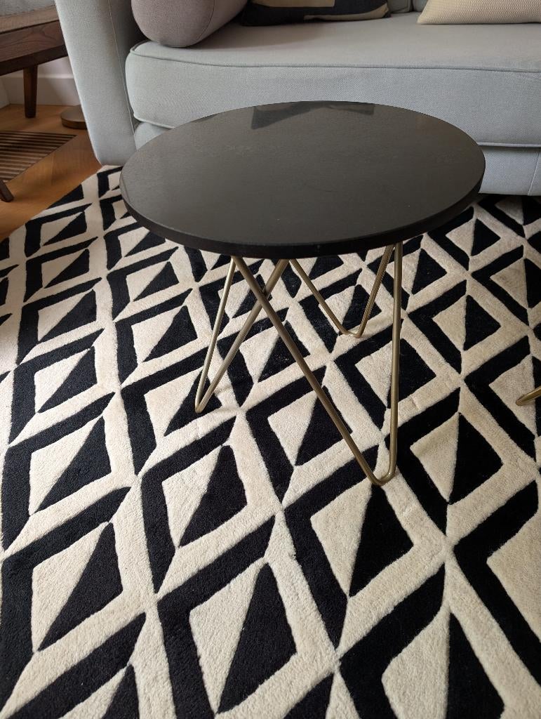 Black marble table sissyboy, Ophalen, 50 tot 100 cm, Zo goed als nieuw, Minder dan 50 cm
