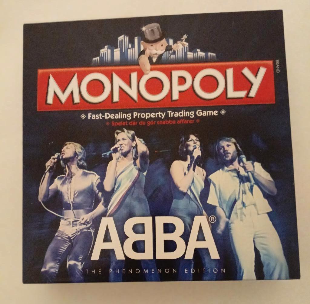 Monopoly Abba Editie, Hobby en Vrije tijd, Gezelschapsspellen | Bordspellen, Vijf spelers of meer, Ophalen of Verzenden, Zo goed als nieuw