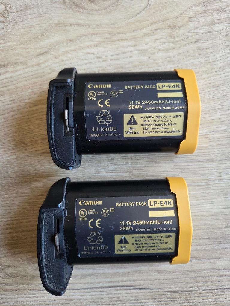 Canon battery LP-E4N 1Dx, Ophalen of Verzenden, Gebruikt