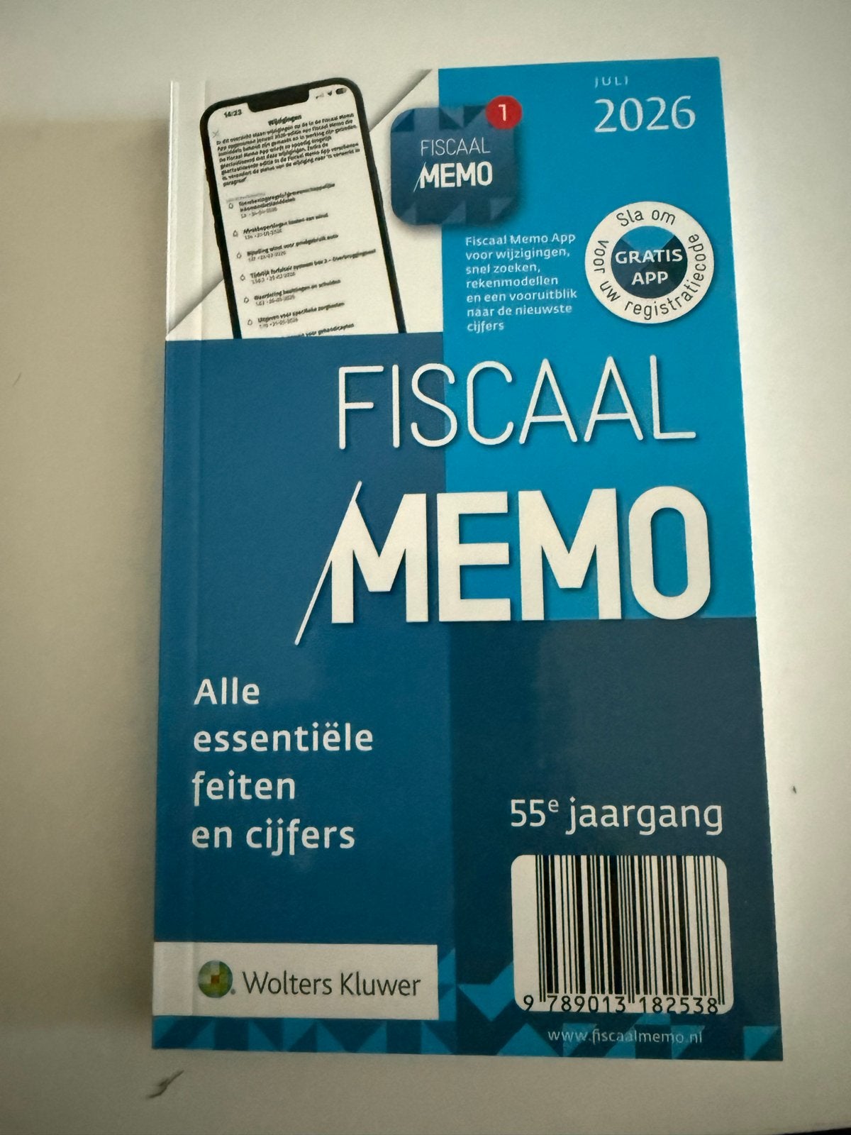 Fiscaal Memo Juli 2026 - Wolters Kluwer - 9789013182538, Ophalen of Verzenden, Gamma, Nieuw, HBO