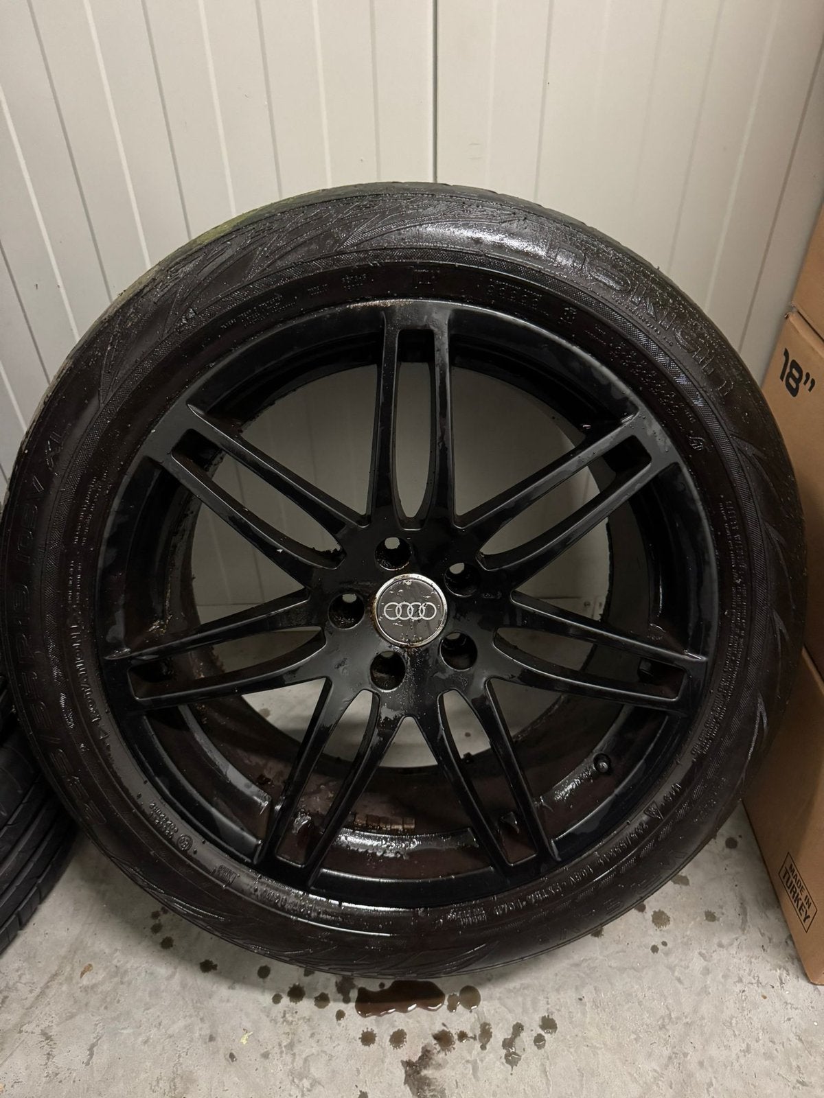 5x112 19 inch audi set, Banden en Velgen, 235 mm, Zomerbanden, Ophalen