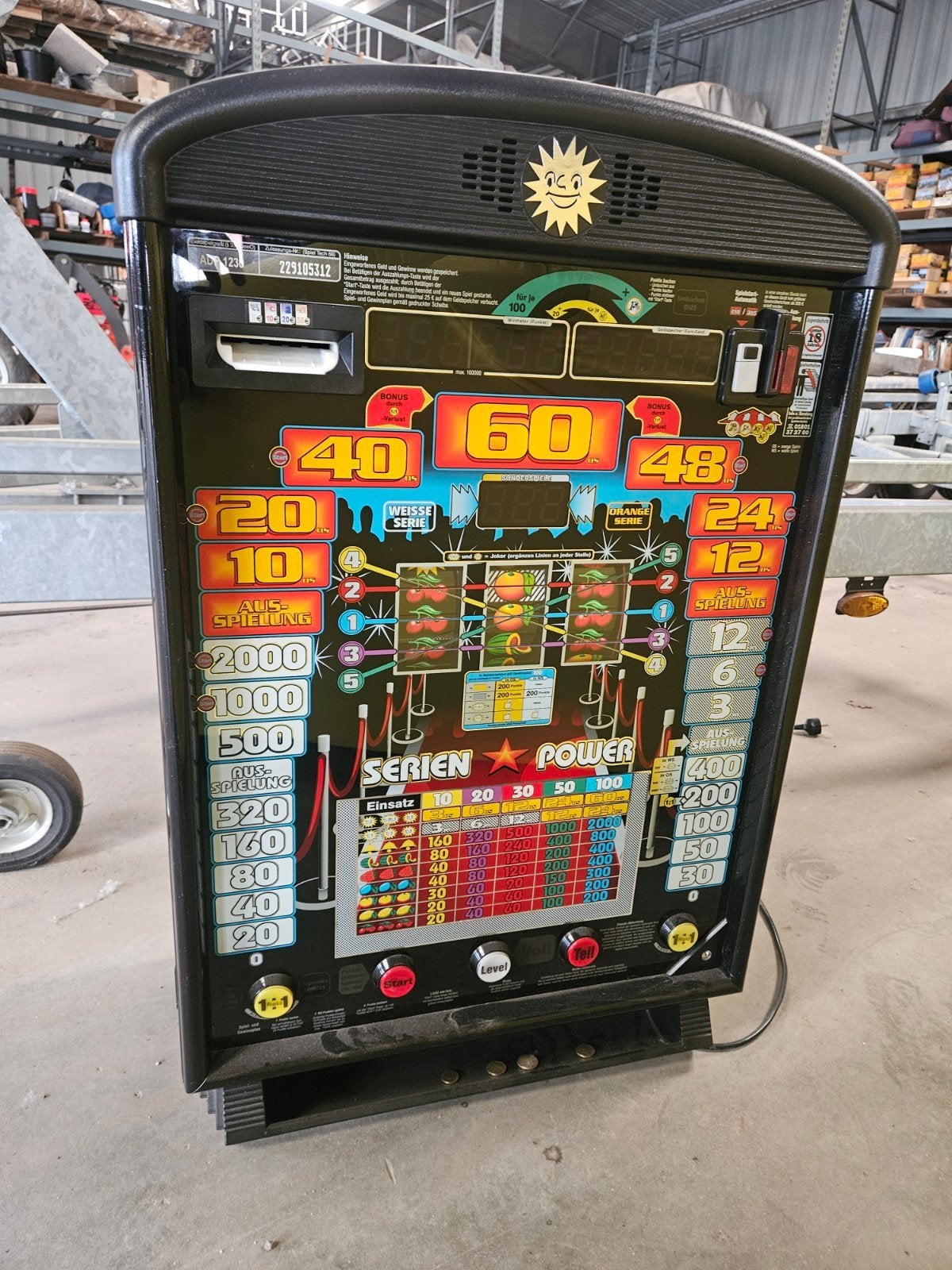 Gokautomaat / Fruitautomaat - Serien Power, Euro, Ophalen of Verzenden, Zo goed als nieuw