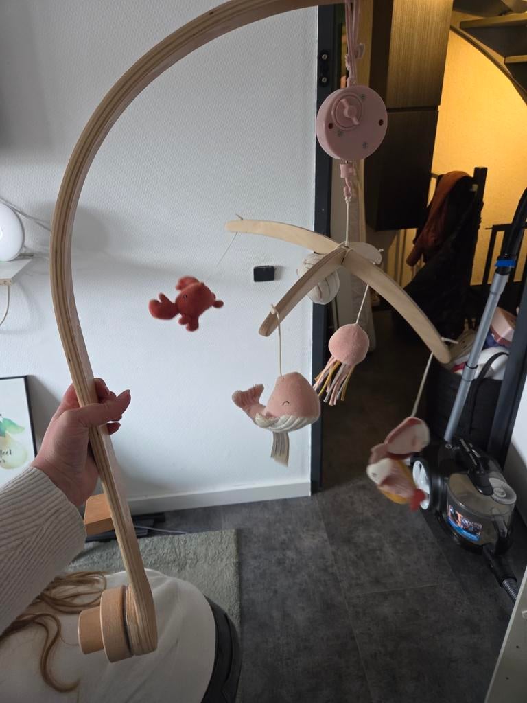 Little Dutch Muziekmobiel Oceaan Oud Roze, Ophalen, Zo goed als nieuw, Mobiel, Met geluid