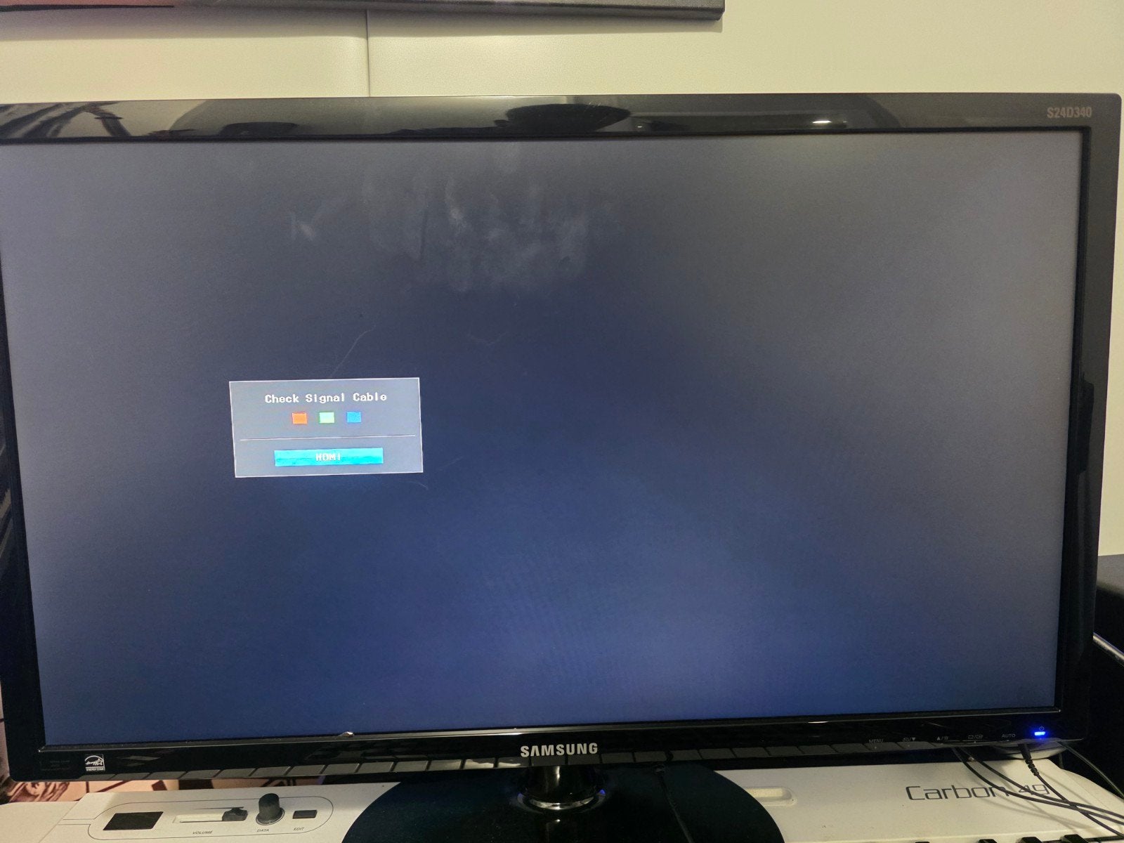 Samsung S24D340H 24 inch Full HD Monitor, Ophalen, Gebruikt, Kantelbaar, HDMI