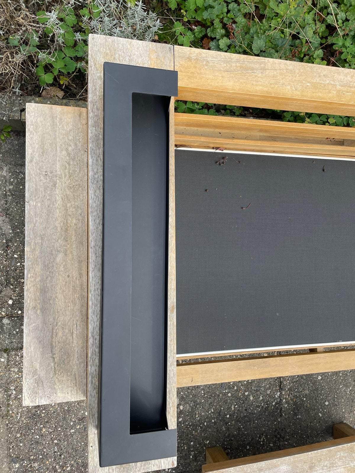 Kapstok zwart inclusief haakjes om jassen etc op te hangen., Huis en Inrichting, Gebruikt, Minder dan 100 cm, Metaal, Ophalen