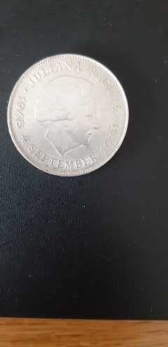 Zilveren tientje 1973, Postzegels en Munten, Munten | Nederland, Ophalen, Koningin Juliana, 10 gulden, Losse munt