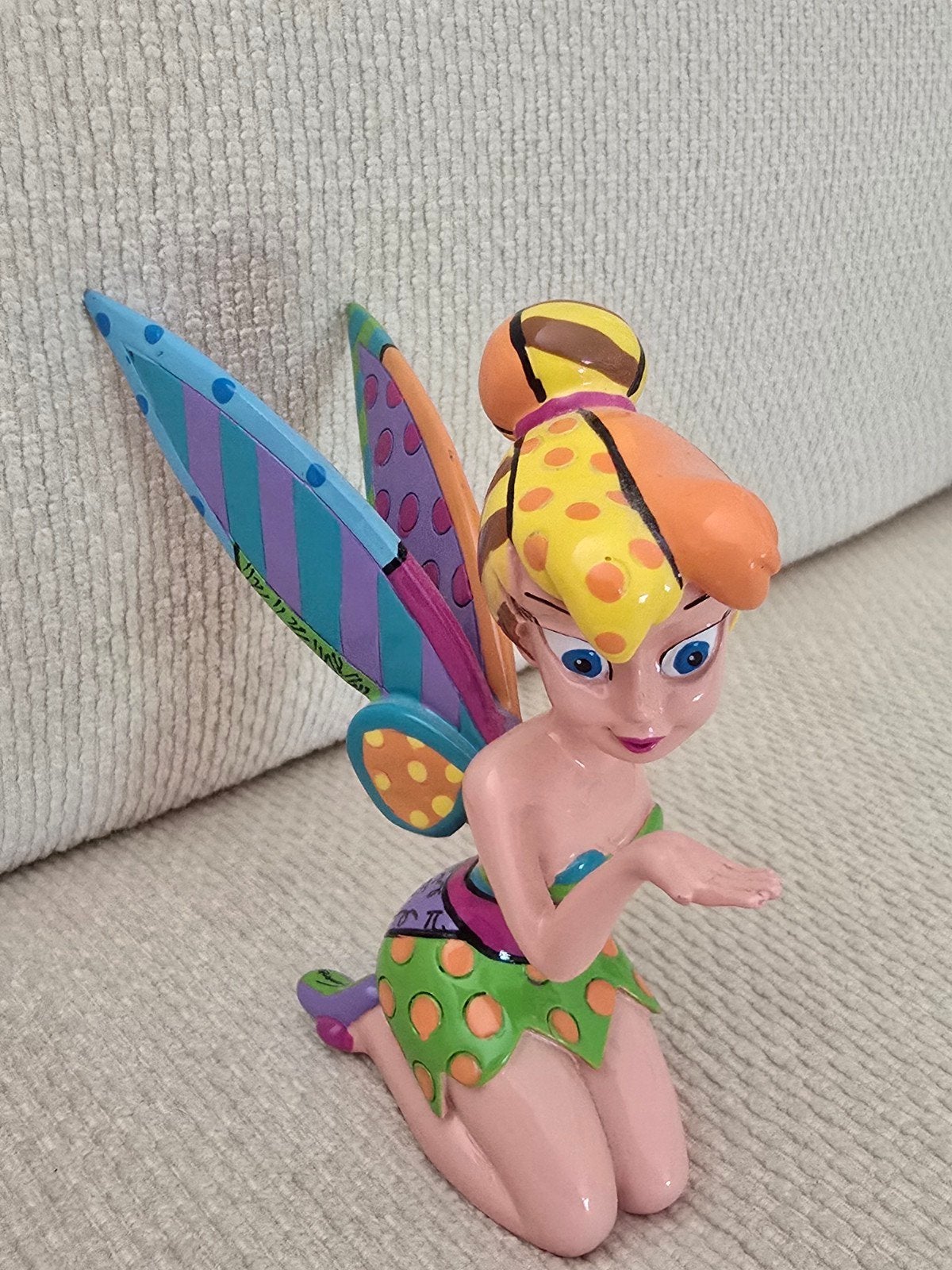 Disney Britto Tinker Bell mini-beeldje van kunstenaar Romero, Ophalen of Verzenden, Nieuw, Beeldje of Figuurtje