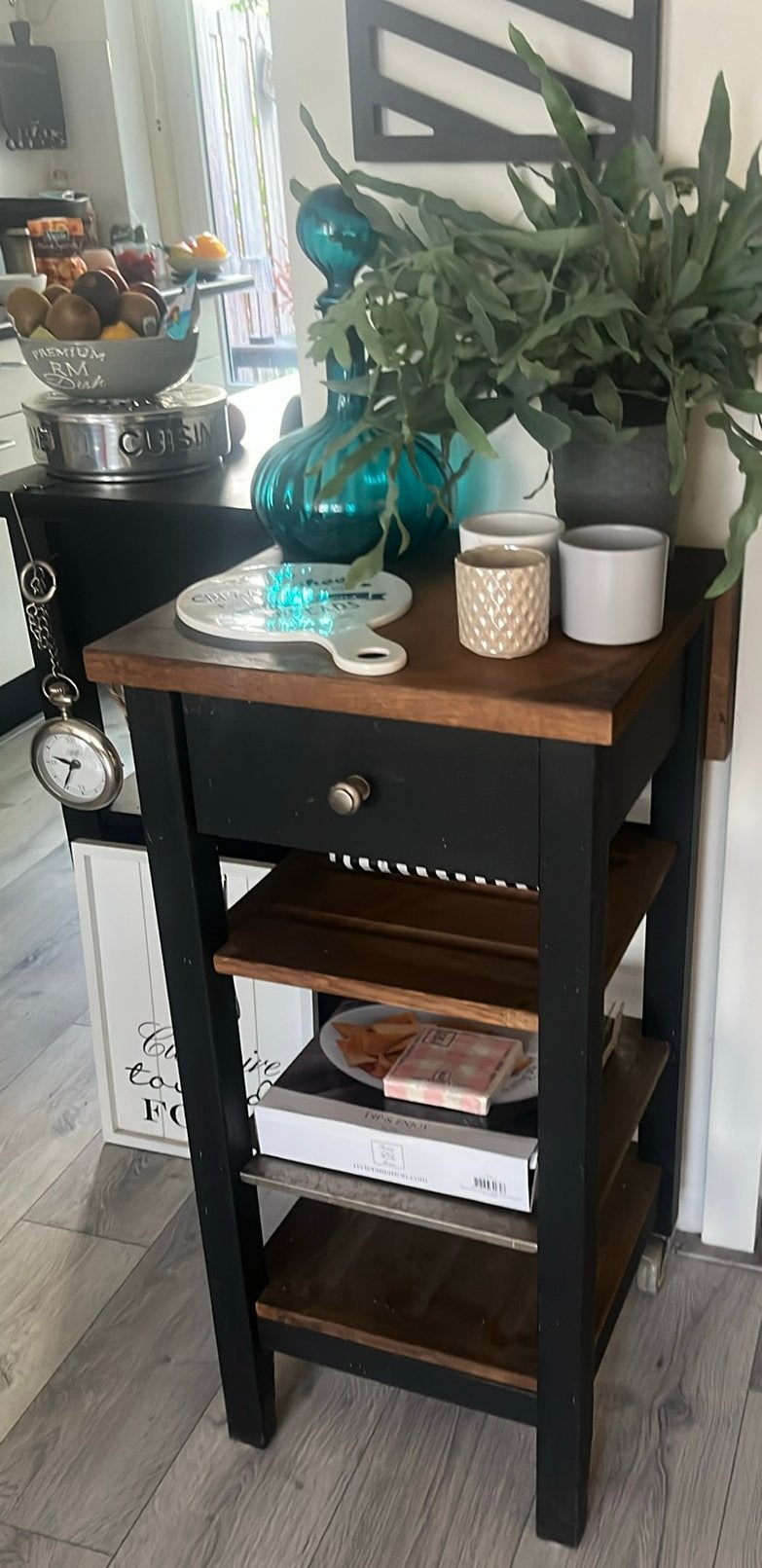 Ikea Stenstorp keukentrolley roltafel keukeneiland mini(€149, Huis en Inrichting, Ophalen, Gebruikt, 50 tot 100 cm, Minder dan 100 cm