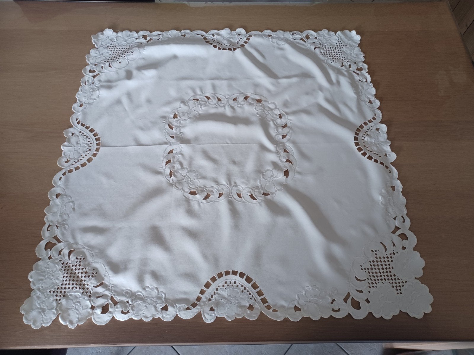 Katoenen tafelkleden met bloemmotieven, Ophalen of Verzenden