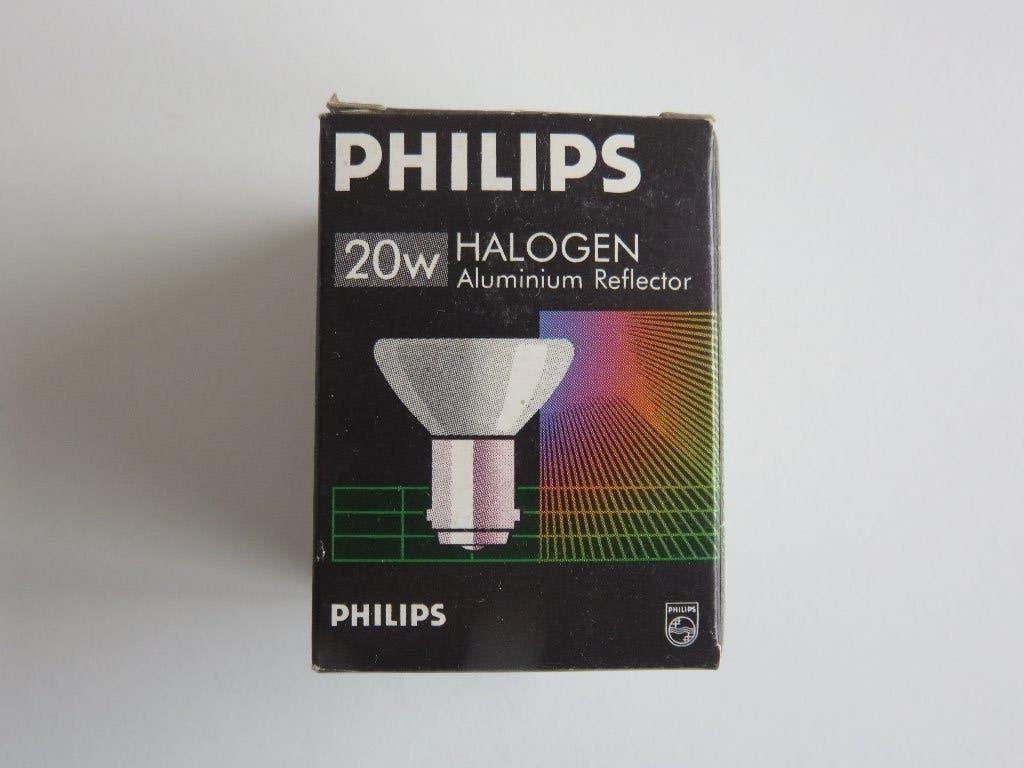 philips 20W halogeen aluminium reflector lamp, Philips, Overige fittingen, Ophalen of Verzenden, Zo goed als nieuw