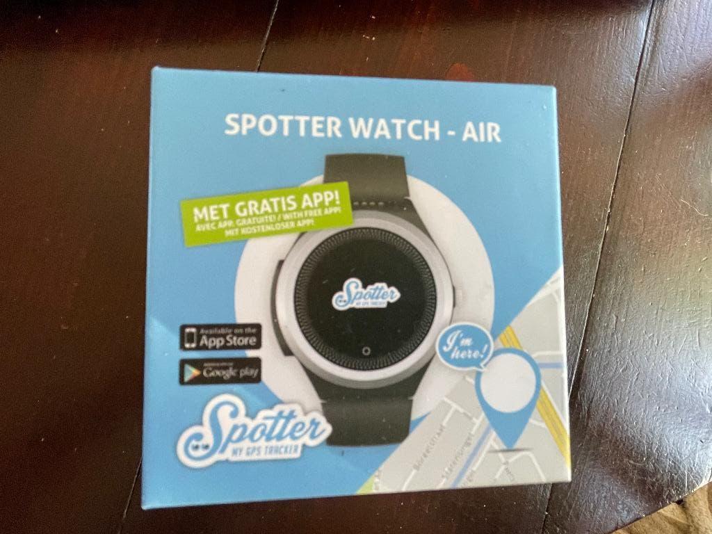 Spotter watch Air, Ophalen of Verzenden, Zo goed als nieuw, Zwart, Jongen of Meisje