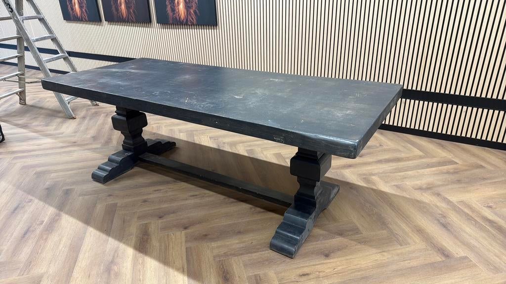 Kloostertafel, Huis en Inrichting, Tafels | Eettafels, Ophalen, Gebruikt, 200 cm of meer, 50 tot 100 cm