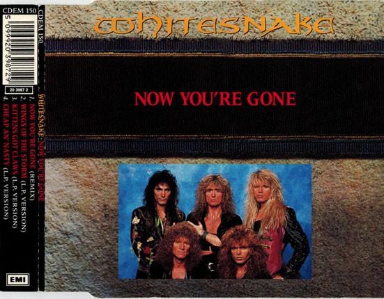 Whitesnake - Now you;re gone (1989) 4trk. CDsingle Nw./Orig, Ophalen of Verzenden, Zo goed als nieuw, Rock en Metal