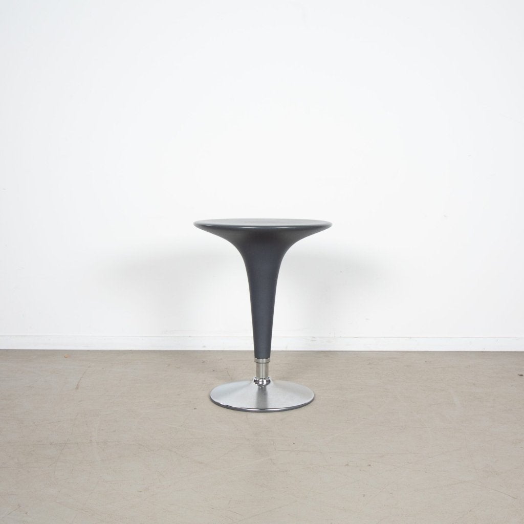 3x Magis Bombo Table Tafel Rond Antraciet Kunststof Ø55 cm -, Niet ingevuld, Gebruikt, 60 cm of meer, Niet ingevuld