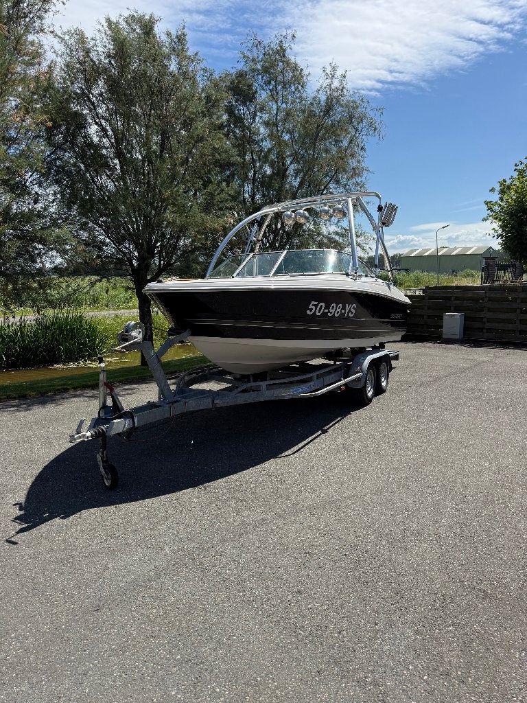 Monterey 180FS, Mercury 3.0 140 PK, Inclusief Trailer, Ophalen, Overige merken, Gebruikt, Binnenboordmotor