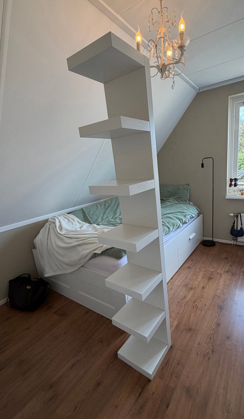 IKEA LACK, wandrek wit, Huis en Inrichting, Ophalen, Zo goed als nieuw