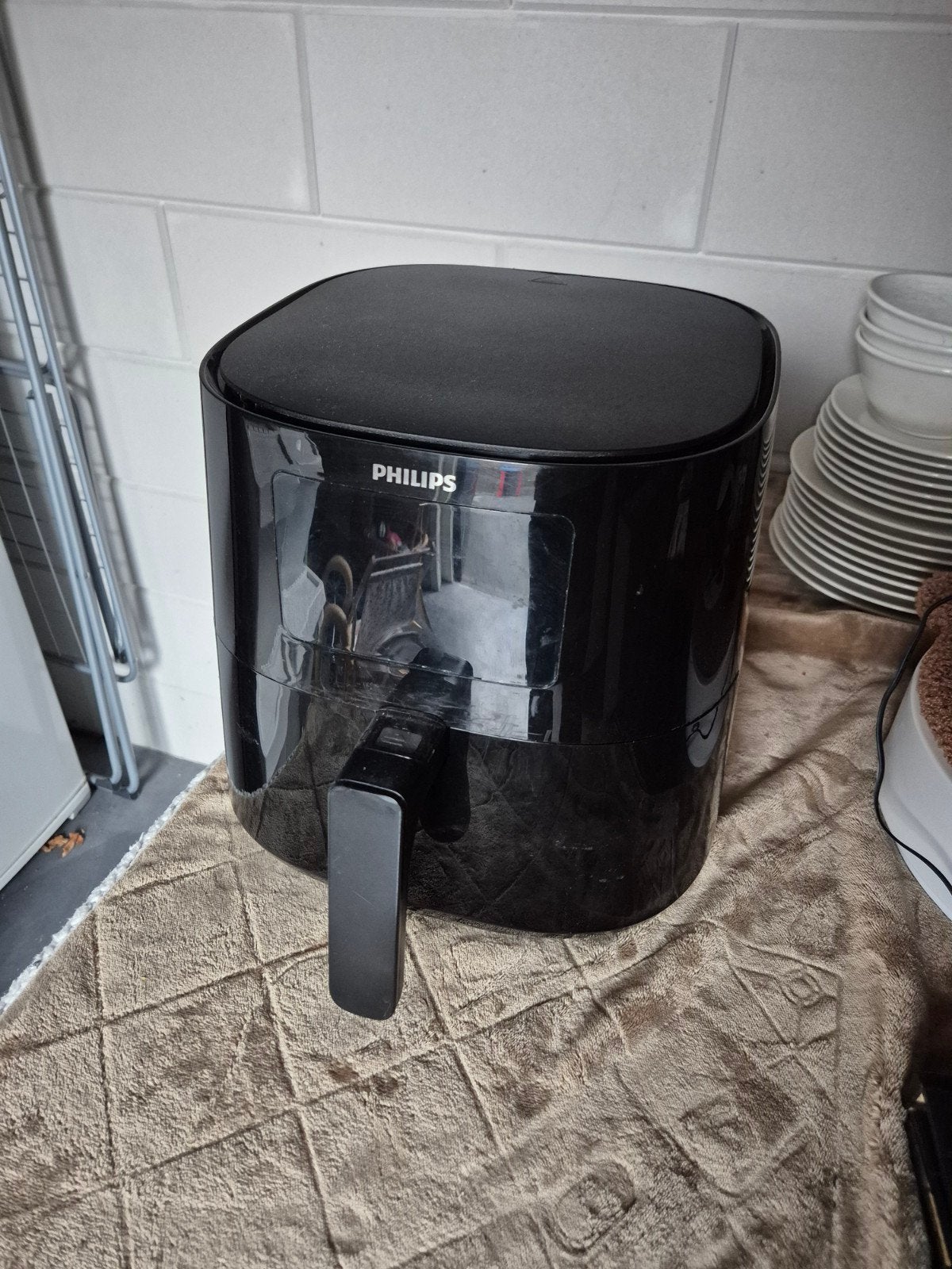 Philips HD9270 6.2Liter XL Airfryer, Ophalen of Verzenden, Zo goed als nieuw, Airfryer XL, 1500 gram of meer