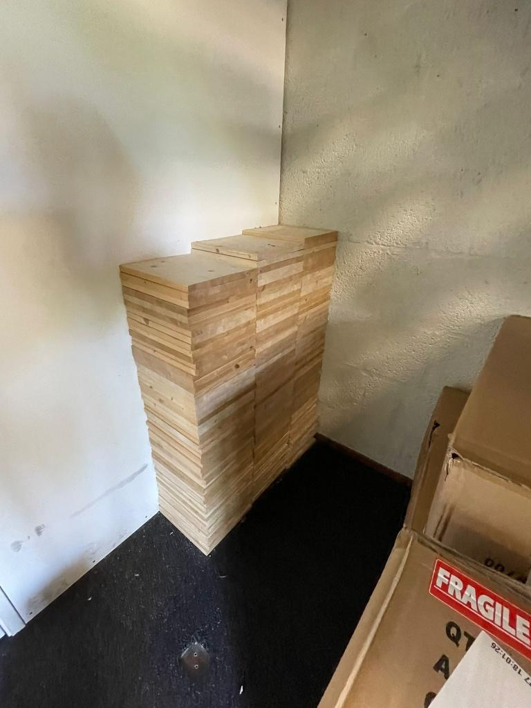160 grenenhouten plankjes 25 x 27 cm | knutselhout, Ophalen, Nieuw, Hout, Overige typen