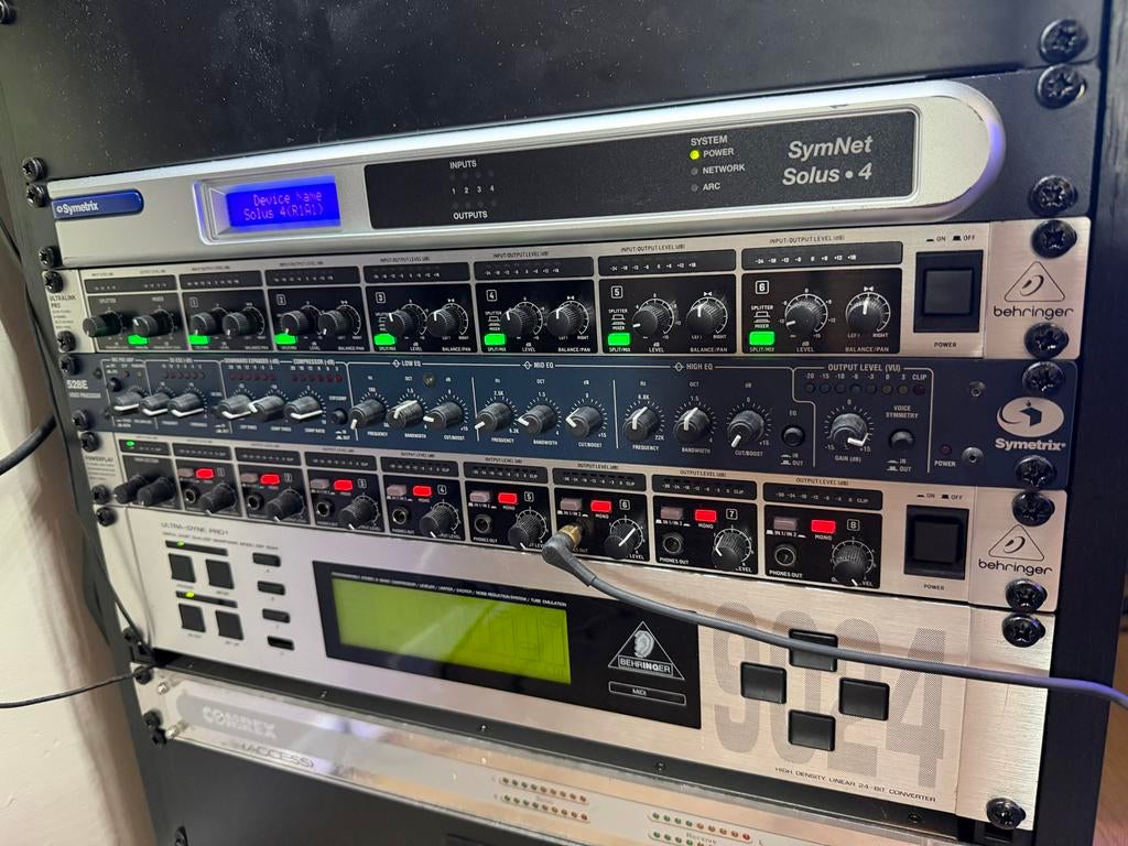 Symetrix 528E Voice Processor - Professionele Audiokwaliteit, Ophalen of Verzenden, Zo goed als nieuw, Compressor