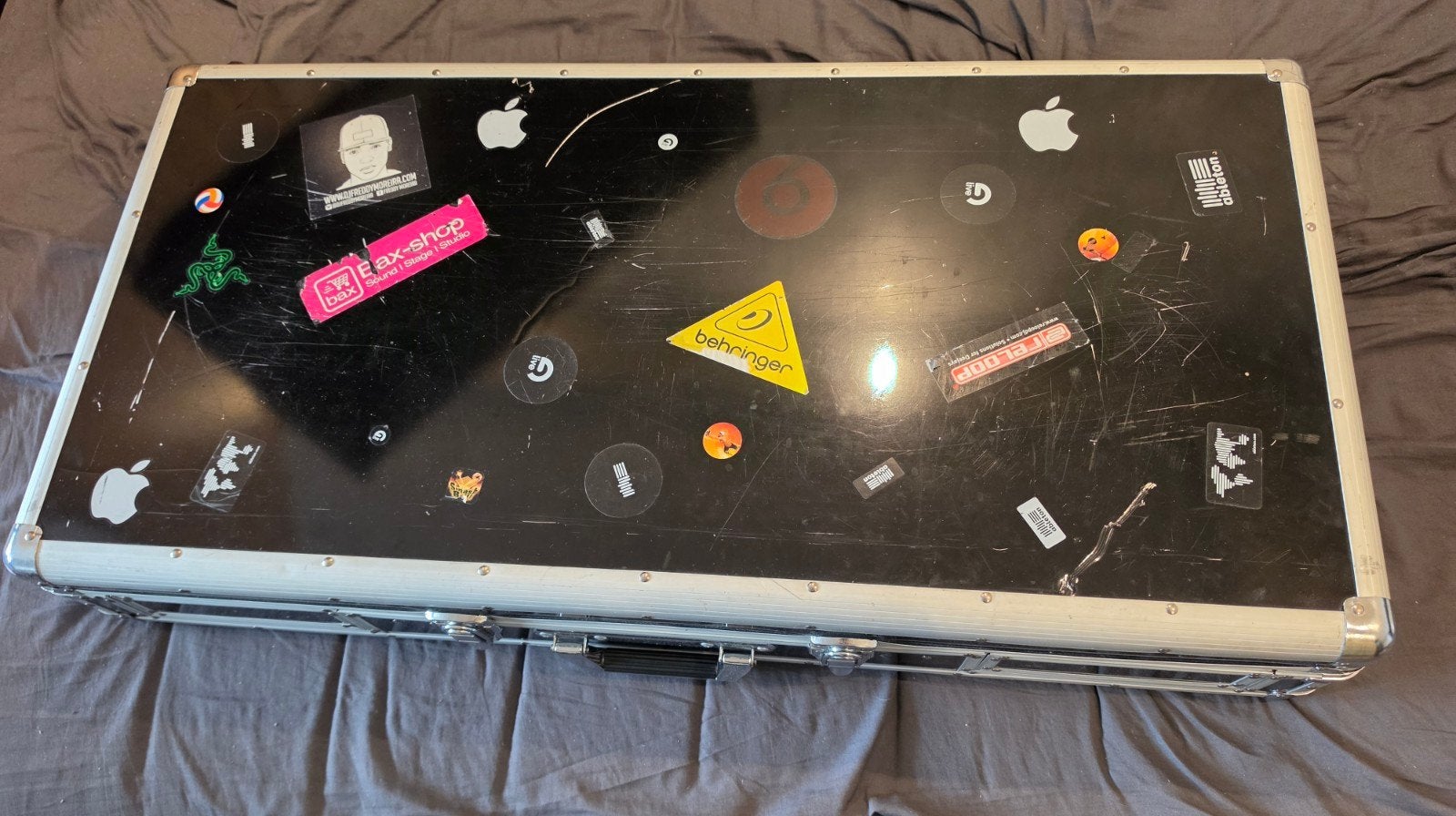 Robuuste DJ Flightcase met schuiminterieur, Muziek en Instrumenten, Behuizingen en Koffers, Ophalen of Verzenden, Gebruikt, Overige instrumenten