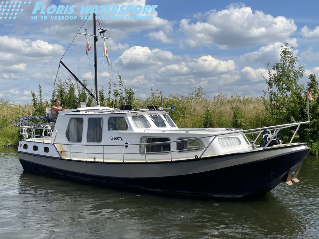 Tukker vlet 1000 (bj 1976), Watersport en Boten, Motorboten en Motorjachten, Gebruikt, Overige brandstoffen, 9 tot 12 meter, 50 pk of meer